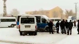 Kar yağışı beraberinde kazaları getirdi