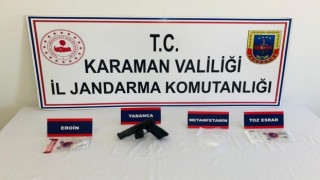 Karamanda uyuşturucudan gözaltına alınan 4 kişi tutuklandı