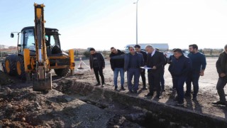 Kayapınarda ilave yağmur suyu hattı çalışmaları başladı