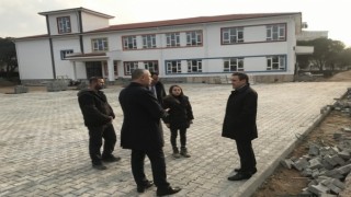 Kaymakam Memiş okul inşaatlarında inceleme yaptı