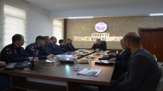 Kaymakam Odabaş başkanlığında, 2022 yılı asayiş değerlendirilme toplantısı yapıldı