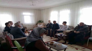 Kaymakam Okumuş, şehit ailesiyle görüştü