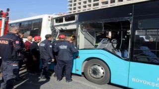 Kayseride Halk Otobüsleri çarpıştı, can pazarı yaşandı: 29 Yaralı