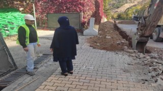 Kebanda doğal gaz hattı çalışmaları başladı