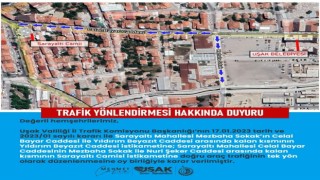 Kentsel dönüşüm alanında yeni trafik düzenlenmesi yapıldı