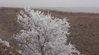 Kırıkkalede mevsimin ilk karı yağdı