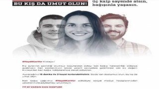 Kızılaydan Kan Dostumuz Olun, Bu Kış da Umut Olun çağrısı