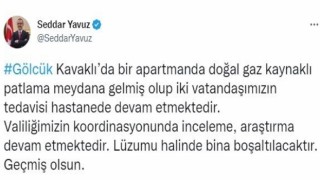Kocaeli Valisi Yavuzdan patlamaya ilişkin açıklama