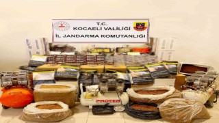 Kocaelide 194 bin 600 makaron ele geçirildi
