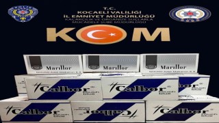 Kocaelide 230 bin içi dolu makaron ele geçirildi