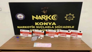 Konyada matbaada 6 bin 48 adet uyuşturucu hap ele geçirildi
