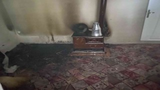 Konyada müstakil evde yangın