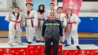 Köyceğizli taekwondo sporcuları madalyalara ambargo koydu