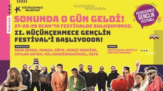 Küçükçekmecede ücretsiz gençlik festivali başlıyor