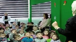 Kütahyada kreş ve gündüz bakım evi öğrencilerine eğitim