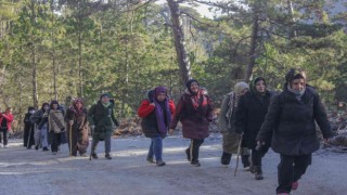 Kütahyalı kadınların doğa yürüyüşü