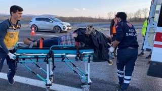 Kuzey Marmara Otoyolunda zincirleme kaza: 2 yaralı