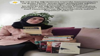Lise öğrencisi harçlığıyla aldığı kitapları Vanlı öğrencilere gönderdi