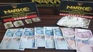 Manisada durdurulan şahsın üzerinden uyuşturucu çıktı