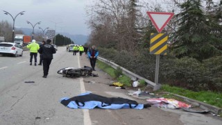 Manisada kamyonetin çarptığı elektrikli bisikletin sürücüsü öldü