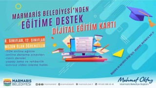 Marmariste öğrencilere dijital dershane