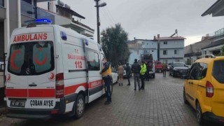 Masa üstü şöminesi patladı 4 kişi yaralandı