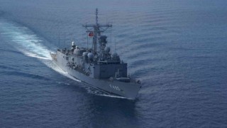Mavi Vatanın Çelik Kalesi TCG Gedizde yeni yıl manzaraları