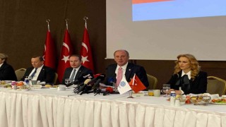 Memleket Partisi Genel Başkanı Muharrem İnce gazetecilerle buluştu