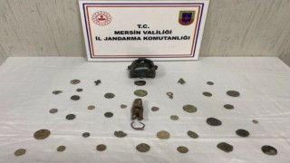 Mersinde Roma ve Bizans dönemine ait 40 sikke ele geçirildi