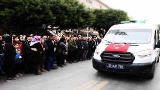 Mersinli şehit uzman çavuş son yolculuğuna uğurlandı