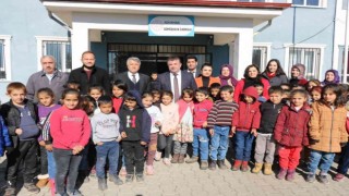 Müdür Aşçı, köy okullarında incelemelerde bulundu