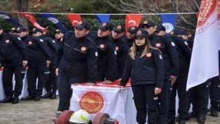 Muğla Büyükşehir Belediyesi itfaiye erleri yemin etti