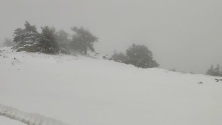 Muğlada kar yağışı