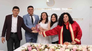 Nazillide 2022 yılında bin 77 çift bir ömre evet dedi