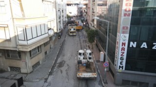 Nazillide Ziya Gökalp Caddesi yenileniyor