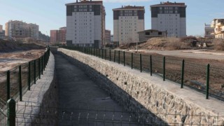 Nevşehirdeki dere ıslah edildi