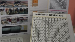 Öğrenciler matematik terimlerini tasarlayarak öğreniyor
