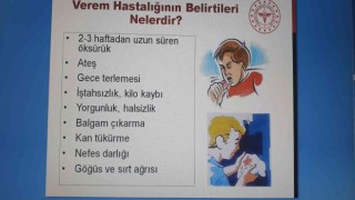 Öğrencilere verem hastalığı anlatıldı