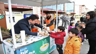 Orduda 800 ilkokul öğrencisine çorba ikramı