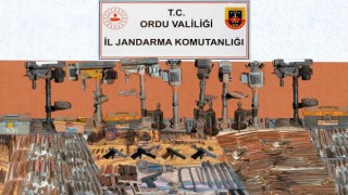 Orduda jandarmadan kaçak silah operasyonu: 9 şüpheli yakalandı