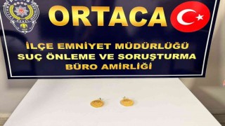 Ortacada altın hırsızı yakalandı