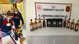 Osmaniye Jandarması’ndan “Sahte alkol ve sigara” operasyonu