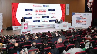 Osmaniye’de Bin 550 kişi için, TOKİ kura çekimi yapıldı