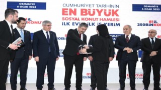 Osmaniyede bin 550 konut için kura çekimi yapıldı