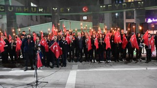Osmaniye'de Fener Alayı etkinliğinde, Karanlıklar aydınlandı