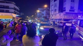 Otomobile çarpan elektrikli bisiklet sürücüsü ölümden döndü