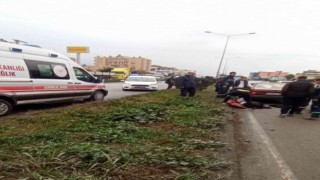 Otomobilin çarptığı yaya ağır yaralandı