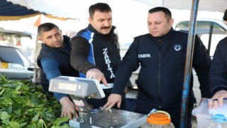 Pazarcılara terazi denetimi