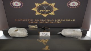 Rizede durdurulan araçtan 9 kilo 200 gram esrar çıktı