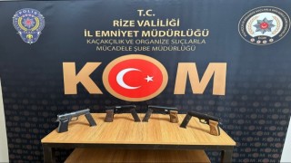 Rizede silah kaçakçılığı operasyonu: 1 tutuklama